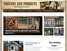 Tablet Screenshot of countrylifeprojects.com